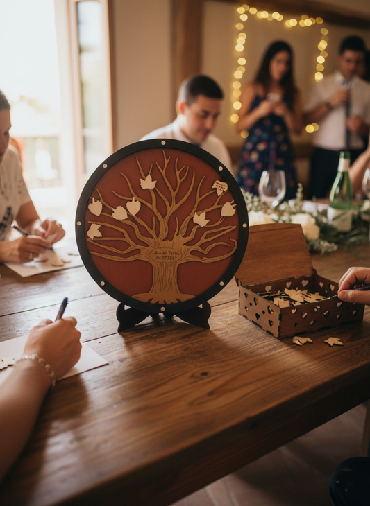 Árbol de los deseos para bodas: una alternativa original al libro de firmas tradicional