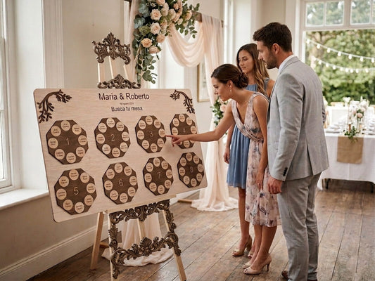 Cómo organizar un seating plan de boda paso a paso (sin volverte loco)
