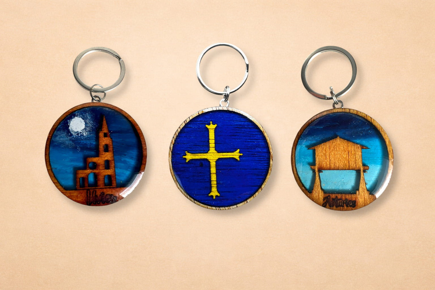 colección de llaveros Asturias grd crafts