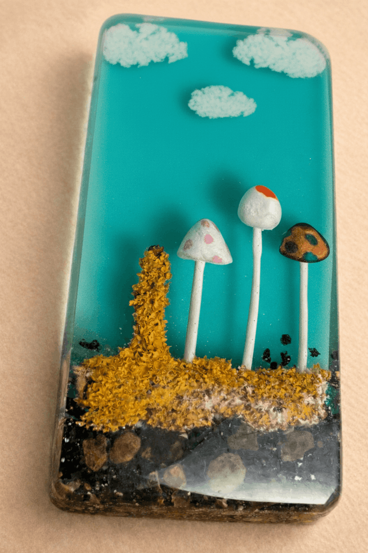 llaveros micro paisajes GRD crafts