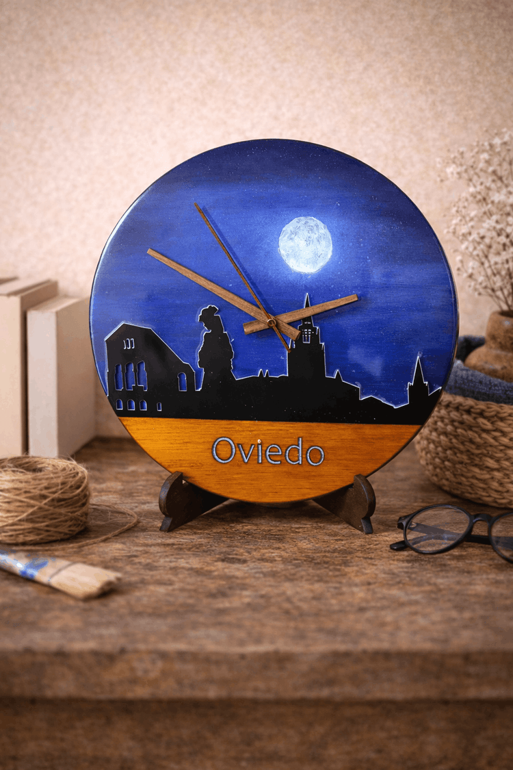 Relojes artesanales de pared en madera – hechos a mano