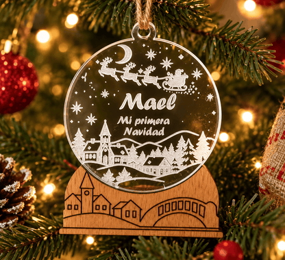 Adorno de Navidad personalizado – Mi primera Navidad | Pueblo Navideño