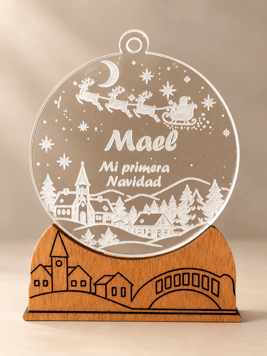 Adorno de Navidad personalizado – Mi primera Navidad | Pueblo Navideño