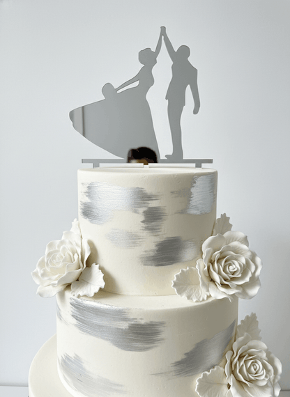 Topper para Tartas de Boda – Pareja Bailando Personalizado