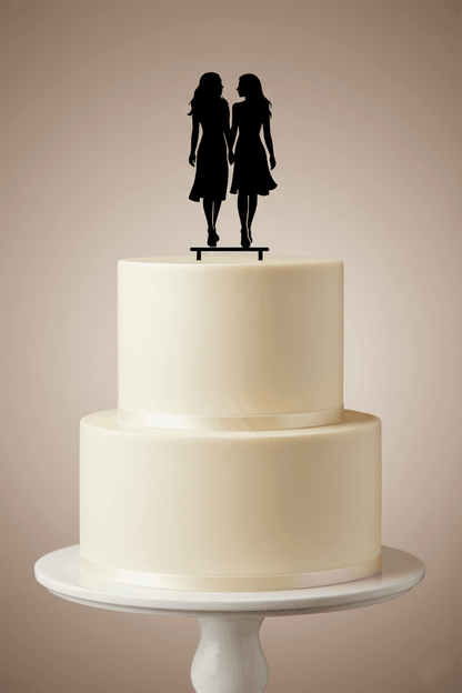 Topper para Tartas de Boda – Dos Novias