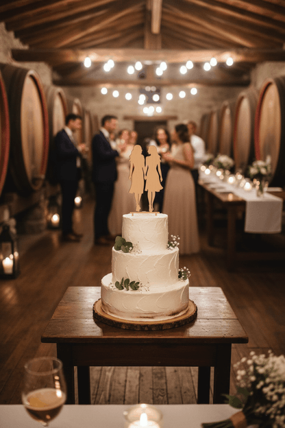Topper para Tartas de Boda – Dos Novias