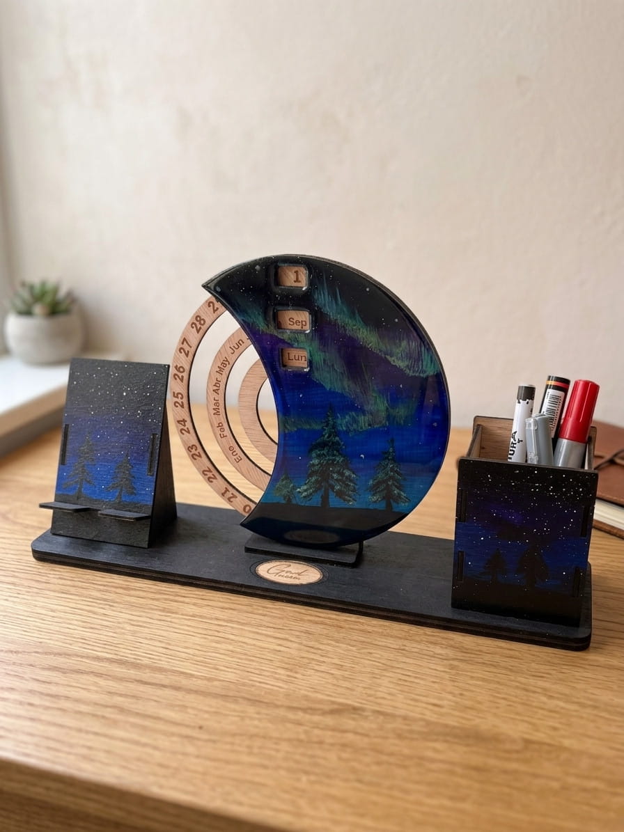 Calendario perpetuo artesanal