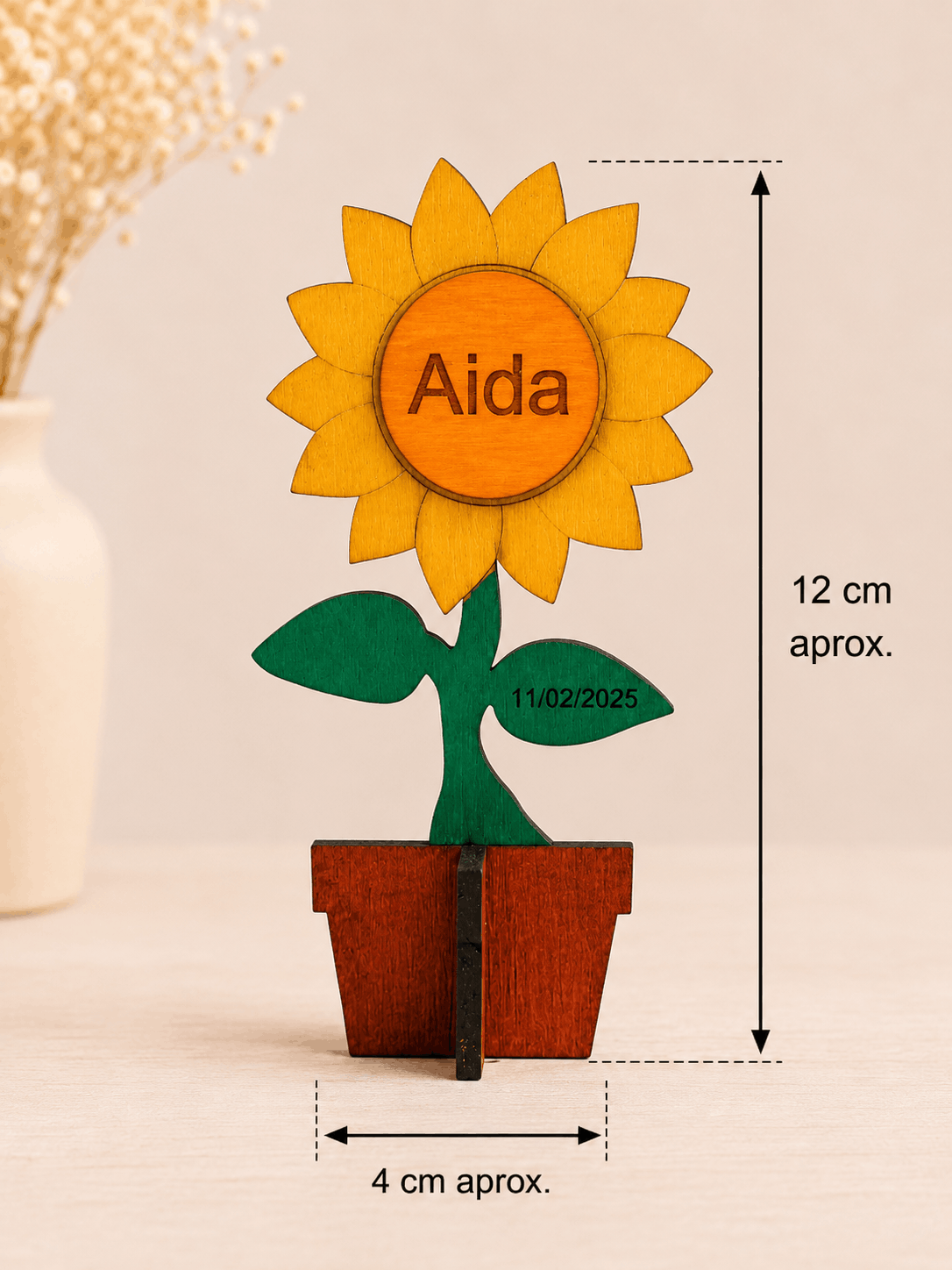 Detalles para invitados y marcasitios personalizados de madera para bodas