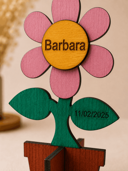 Detalles para invitados y marcasitios personalizados de madera para bodas