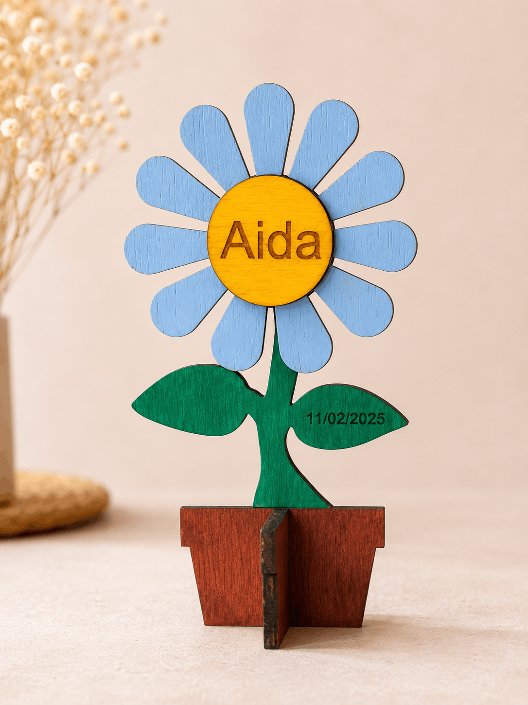 Detalles para invitados y marcasitios personalizados de madera para bodas