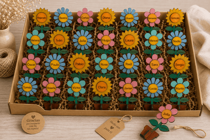 Detalles para invitados y marcasitios personalizados de madera para bodas