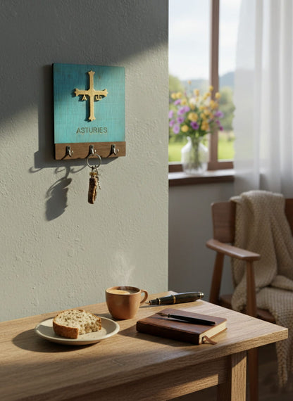 Colgador de llaves artesanal “Asturies”