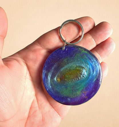 Llavero Galaxia · Núcleo Azul