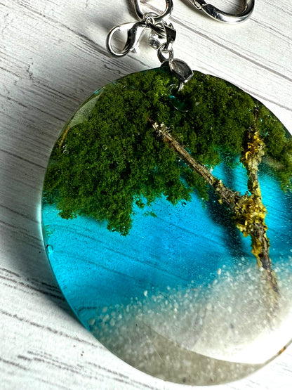 Llavero Micro Paisaje · Refugio