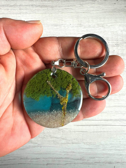 Llavero Micro Paisaje · Refugio