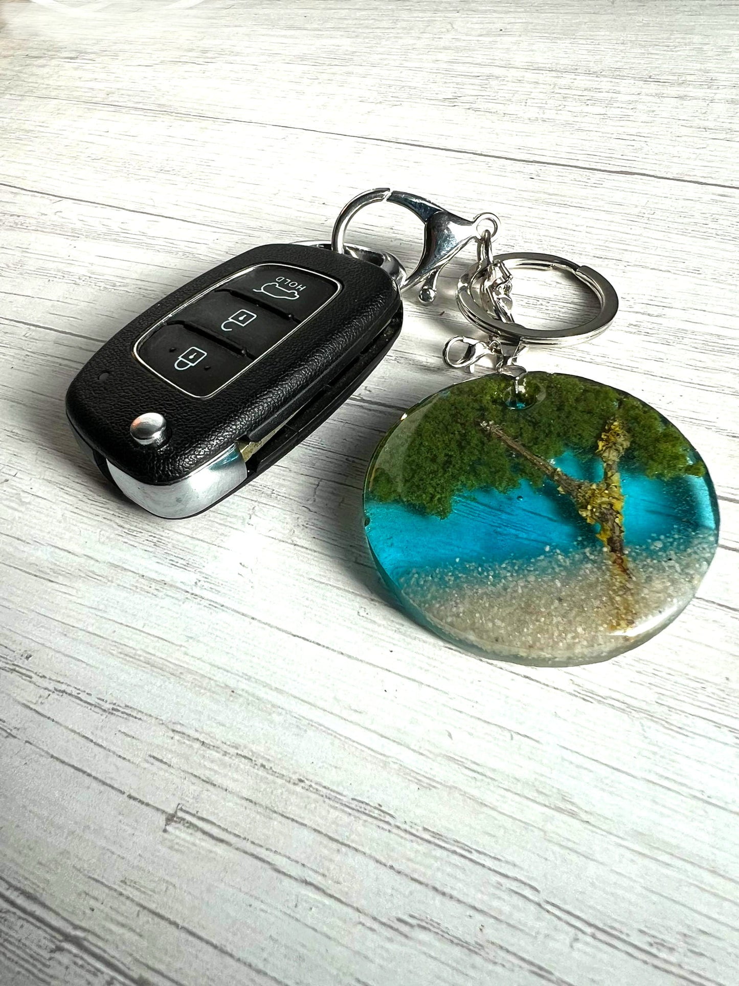 Llavero Micro Paisaje · Refugio