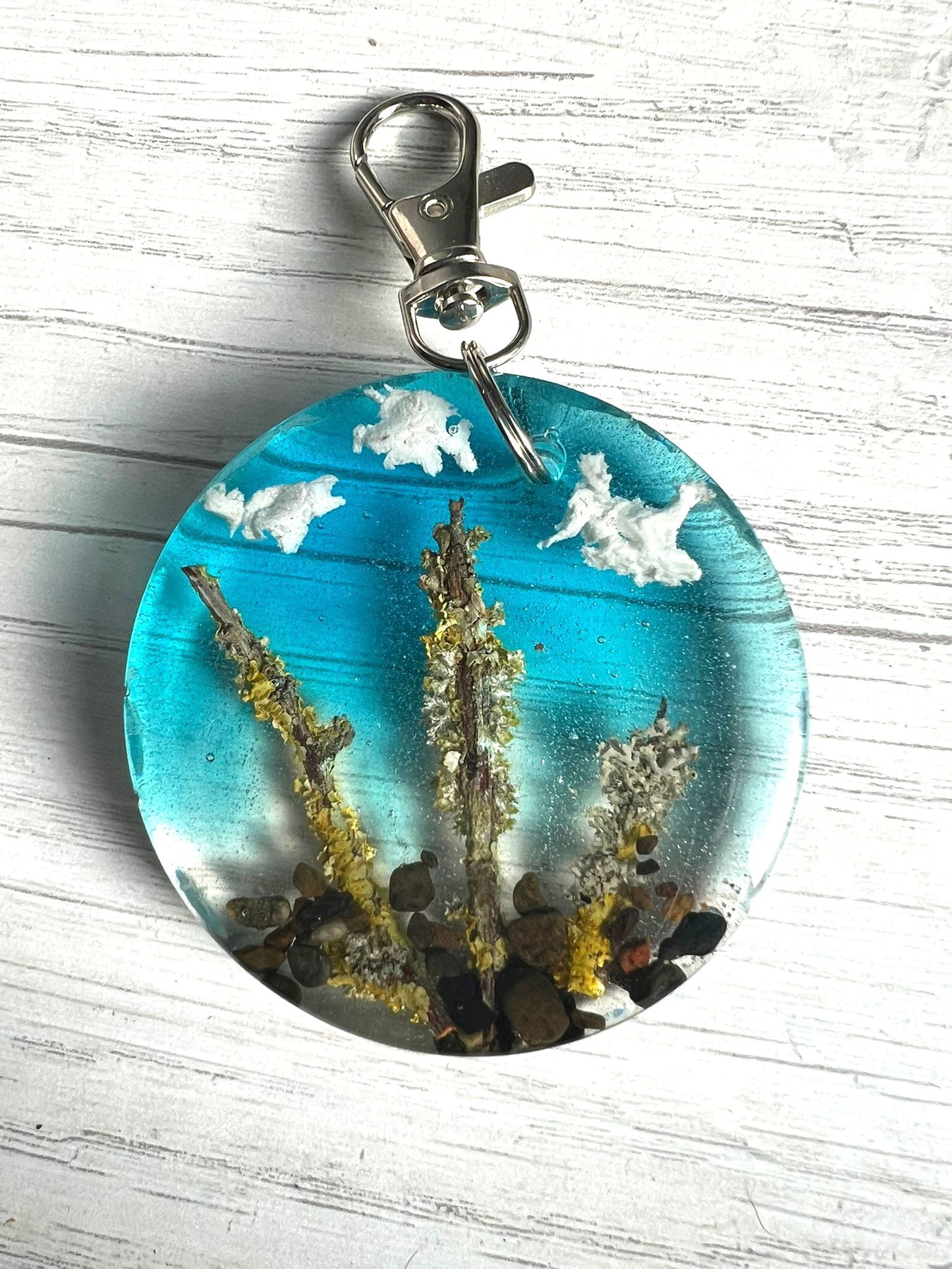 Llavero Micro Paisaje · Ascenso