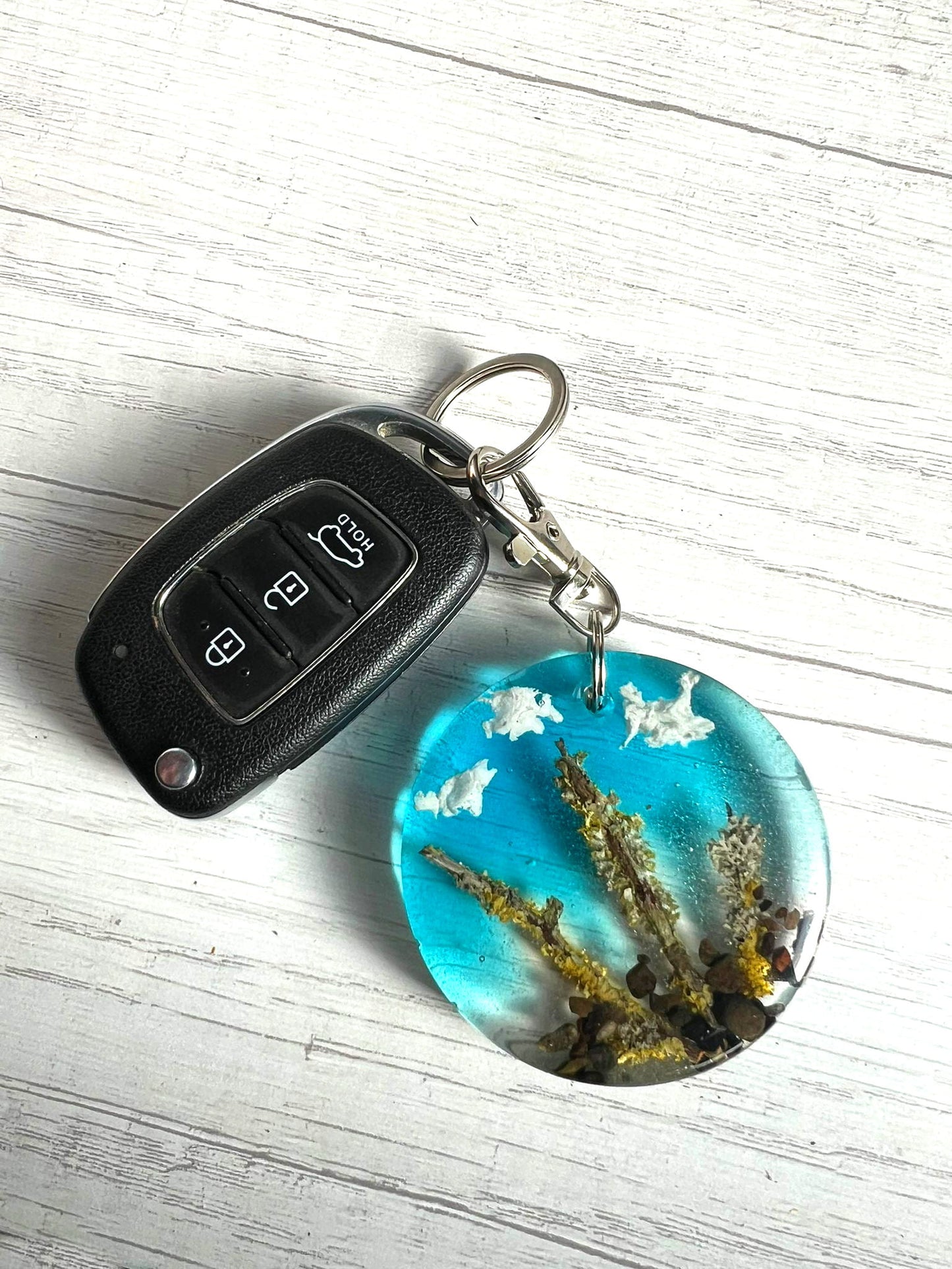 Llavero Micro Paisaje · Ascenso