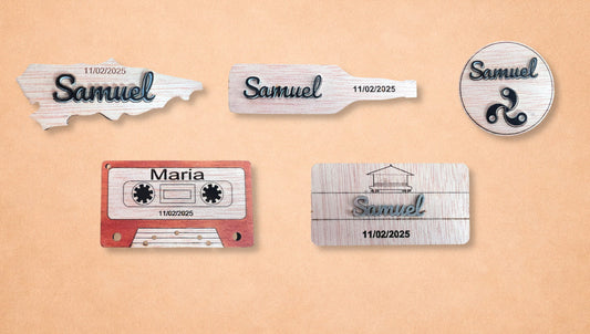 Marcasitios personalizados de madera para bodas y eventos | Detalle para invitados