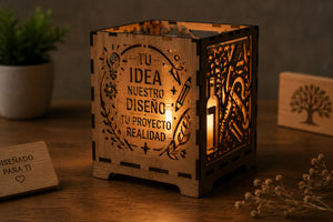 Proyecto personalizado fabricado a medida por GRD Estudio Láser