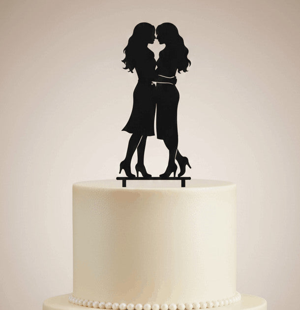 Topper para Tartas de Boda – Dos Novias