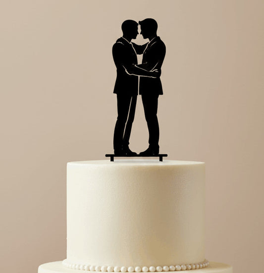 Topper para Tartas de Boda – Dos Novios