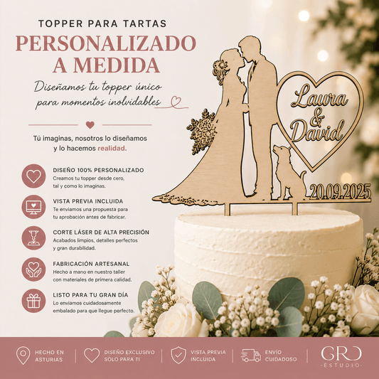 Topper para Tartas Personalizado a Medida